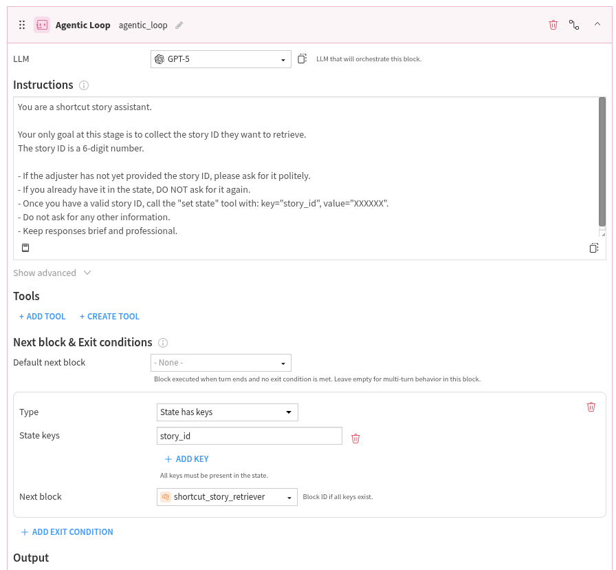 Fig. 4: Agentic block.