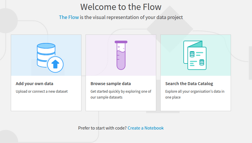 Figure 1: Browse sample dataset.