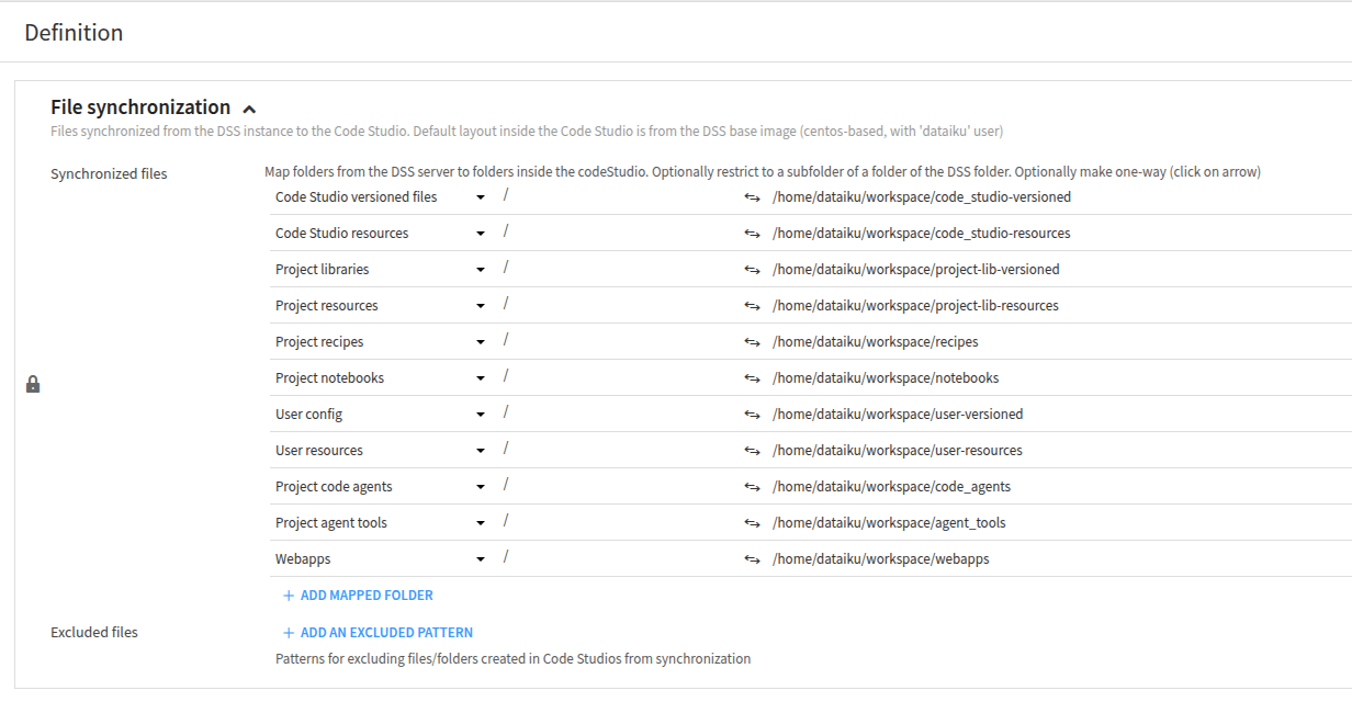 File Synchronization block.