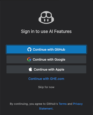 GitHub Copilot Authentication