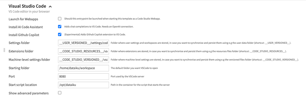 Check the GitHub Copilot option
