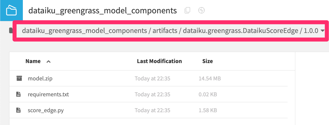 Figure 11 -- Output Folder with Component Files