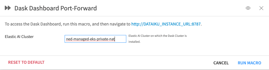 Figure 1.4 -- Dask Dashboard Port-Forward