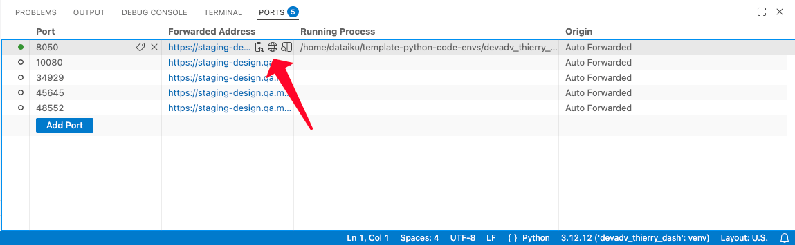 Alternative ways to open the webapp.