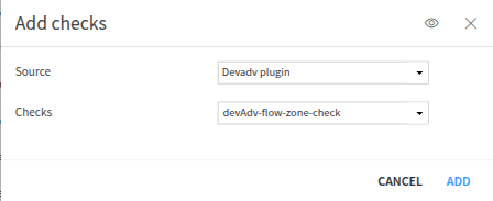 Figure 2 -- Adding a Check to Project Standards.