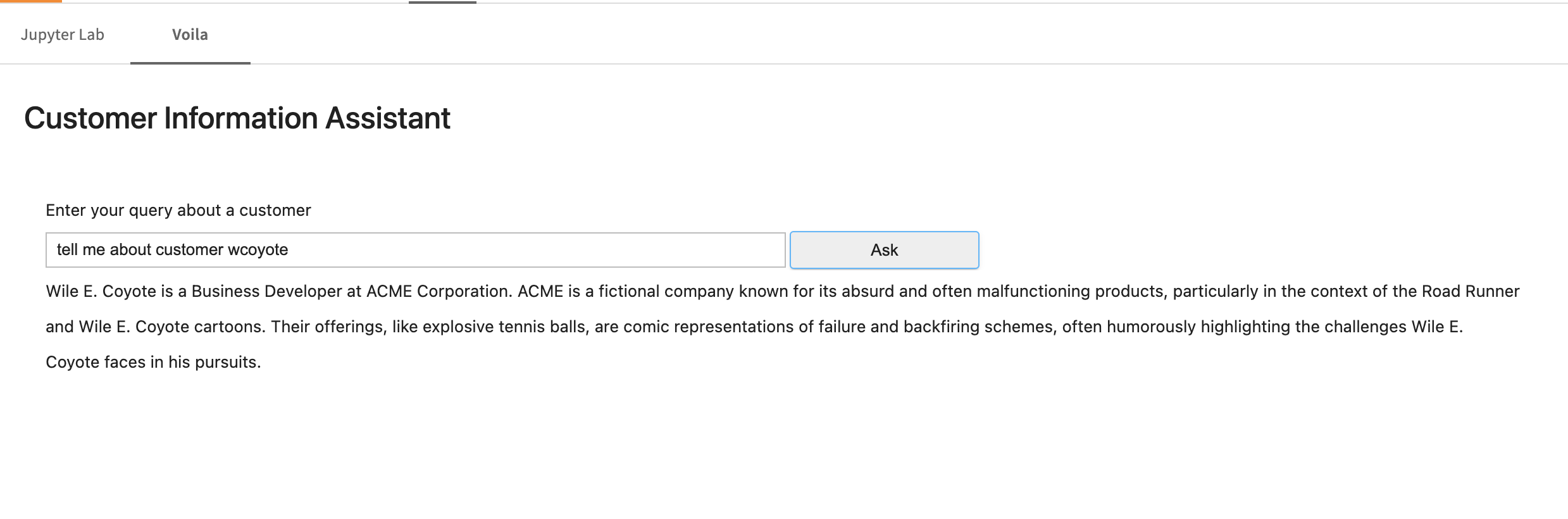 Figure 1: LLM Agentic -- webapp.